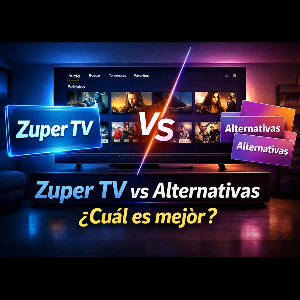Zuper TV frente a sus alternativas: ¿cuál es mejor?